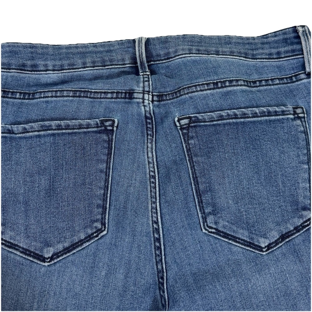 Old Navy Women High-Rise‎ O.G. Straight Blue Denim Jeans SIZE 12 - Picture 6 of 8